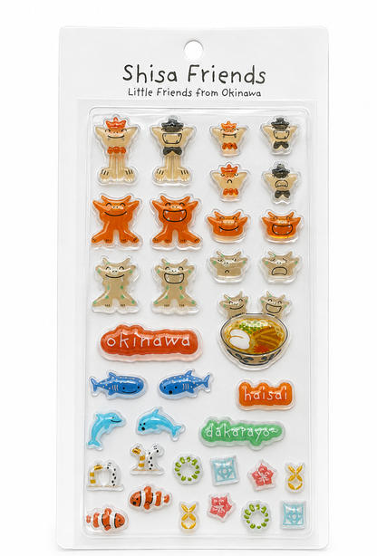 Shisa Friends ぷくぷくシール